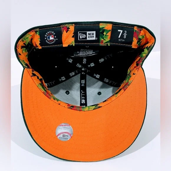 BOSTON RED SOX MLB GREEN AUTUMN COLLECTION Fitted Hat with World Series Patch. - Picture 8 of 10